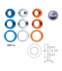 Fuji DRT terminal A 18.0 ID18.0 W5.0 various colors
