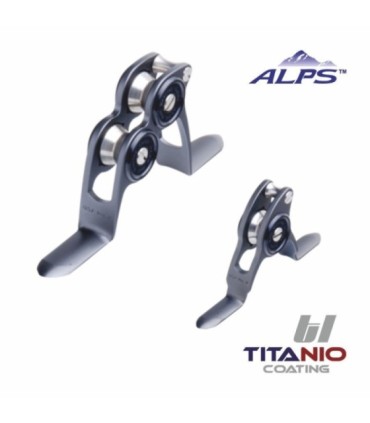 Guide à rouleaux Trolling Roller Guide Gris Titane