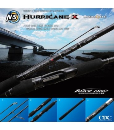 Black Hole 18-60g 2.95m Hurricane X Inshore S-982M