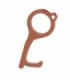 Secure Push llavero pulsador/apertura seguridad. Cobre