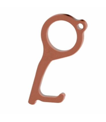 Secure Push Schlüsselanhänger Druckknopf / Öffnungssicherheit. Kupfer