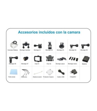 MAXtreme SJ5000-4K Kamera Kit 25 fps