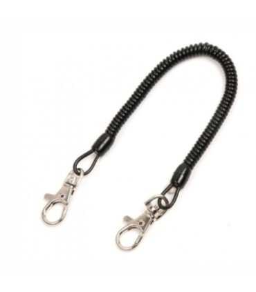 Spring cord for landing nets