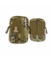 Bolsa de acessórios de camuflagem bárbara 17x12x7cm