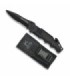 Couteau K25 avec fourreau lame 10,7 cm