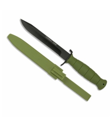Messer Albainox Combat Task Grüne Klinge 16.5cm