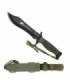 Couteau Albainox Black Bear avec fourreau lame 18cm