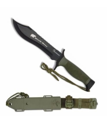 Couteau Albainox Black Bear avec fourreau lame 18cm