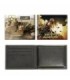 Cartera doble Barbaric polipiel impresa Army