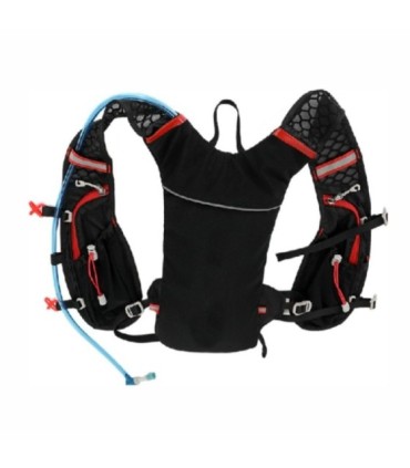 Sac à dos gilet d'hydratation 7L couleur rouge