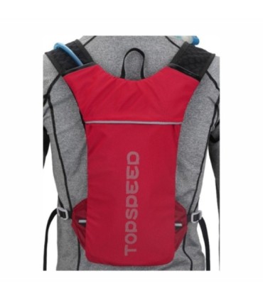 Mochila colete de hidratação 7L cor vermelha