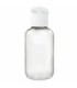 Garrafa PET transparente de 60 ml com tampa Flip top