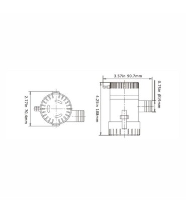 Seaflo Tauchbilgenpumpe 12v 500 GPH