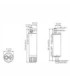 Pompe en ligne submersible Seaflo 12v 280 GPH