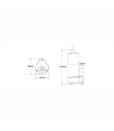 Linea pompa sommergibile Seaflo 12v 16 LPM