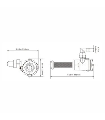 Speciale vivaio pompa Seaflo dritta 12v 800 GPH