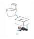 Réservoirs de pompe broyeur Seaflo/toilette 12v 45LPM