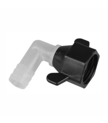 Conector Acodado Rosca Manguera 1/2"