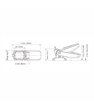 Interruttore Pompa di sentina Seaflo 12-32V 20AMP