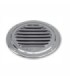 Grille d'aération circulaire inox diam 126mm