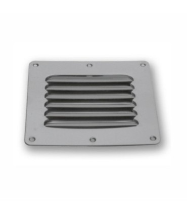 Stainless steel square aeration grill diam 230x115mm