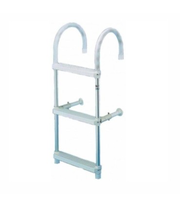 Aluminium Stickleiter 04 verstellbare Nylonstufe