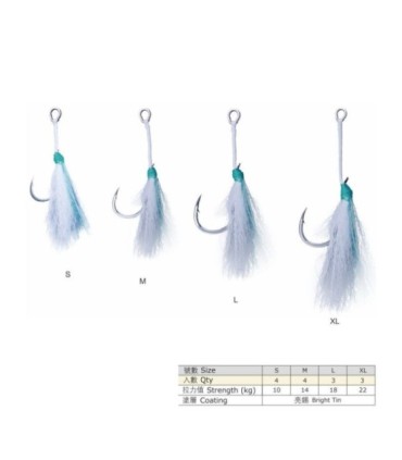 Anzuelo BKK Assist Hook Einzelkämpfer + MJF-810