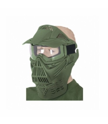 Green PVC mask ornamental use 35879