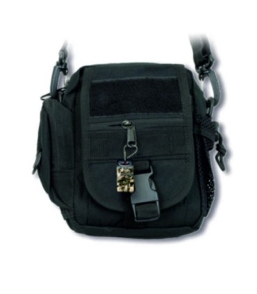Sac tactique système Molle 26x23x12cm Noir