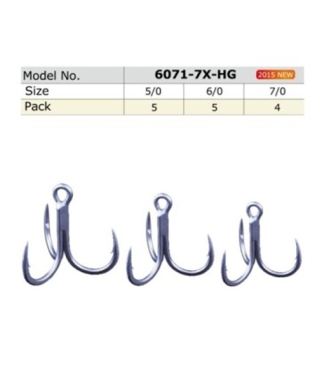 Gancio BKK GT-Rex Gancio acuti 6071-7X-HG