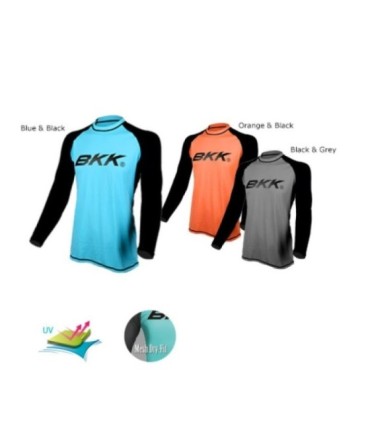 Technisches T-Shirt BKK Kong Langarm blau/schwarz