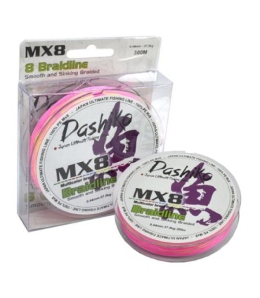 Dashiko MX8 Multifilament Multicolor spool 300 meters