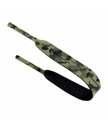Neoprene Goggle Strap Ocean Mark Camouflage Khaki J 42x2cm