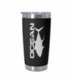 Vetro isotermico del tonno nero dell'oceano 20oz 0.6Litri