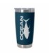 Ozean Blauer Thunfisch Isothermalglas 20oz 0,6Liters