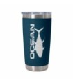 Gobelet Isotherme Thon Bleu Océan 20oz 0.6Litres