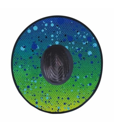 Hat Ocean Straw Mahi Mat Black Adult T58