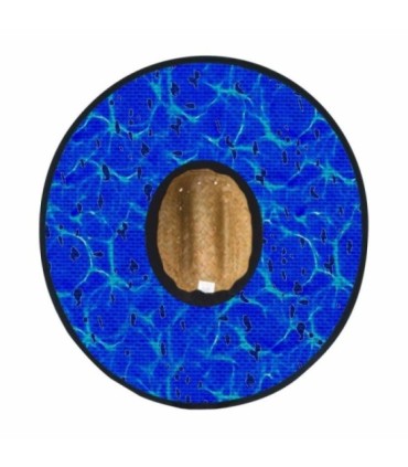 Ocean Straw Hollow Seawave Hat Adult T58