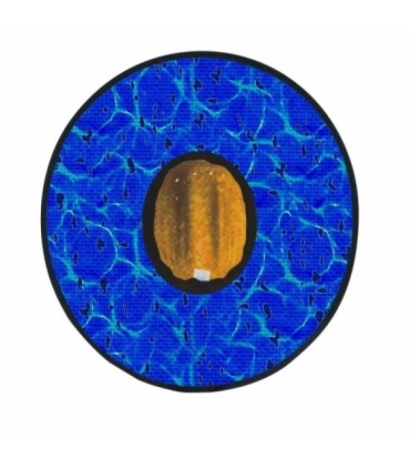 Hat Ocean Straw Seawave Mat Brown Adult T58