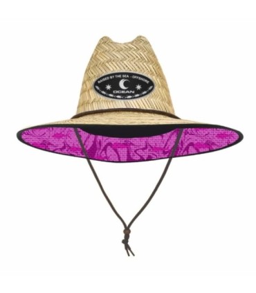 Ocean Straw Hollow Pink Wave Adulto T58 Cappello