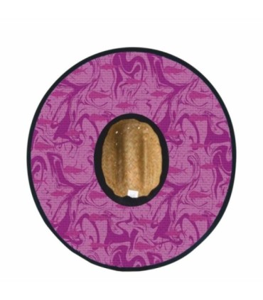 Ocean Straw Hollow Pink Wave Adult T58 Hut