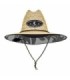 Ocean Stroh Hollow Black Wave Erwachsene T58 Hut