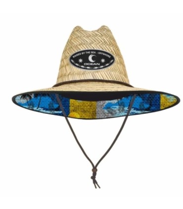 Ocean Straw Hollow Canary Flag Cappello Adulto T58