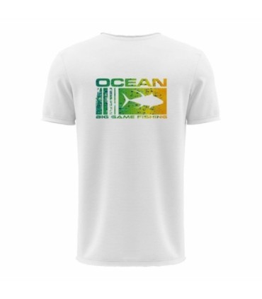 Ocean T-Shirt Thunfisch Mahi Weiß Verschiedene Größen