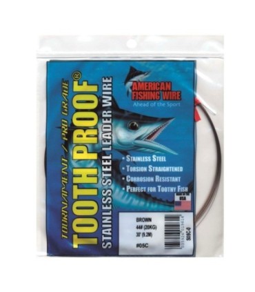 Alambre piano tooth proof acero inoxidable 9 metros
