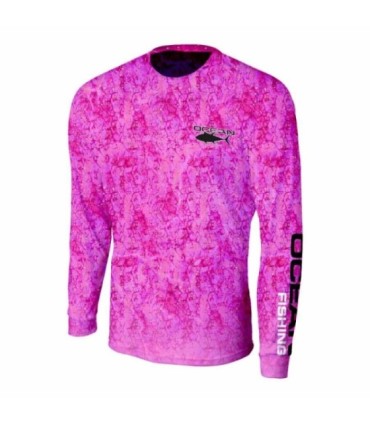Technical Shirt Ocean Geo Pink Various sizes