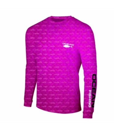 Chemise technique Ocean Aqua Pinkfish Différentes tailles