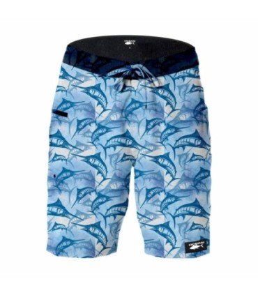 Calças de maiô Ocean Geo Marlin Blue Vários tamanhos