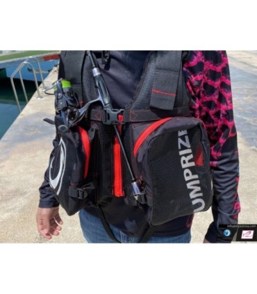 Float Hilfsweste Jumprize Cool Vest Black Blue einzigartige Größe