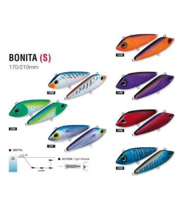 Bonita Yozuri Sashimi 210mm 310gr various colors